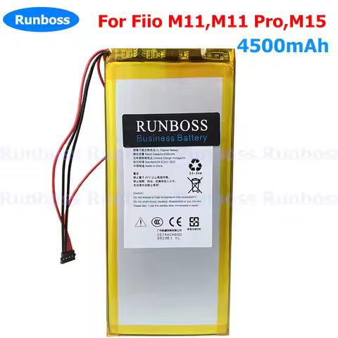 New 4500mAh Battery For Fiio M11,M11 Pro Player Speaker Li-Polymer Replacement Battery