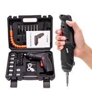 3.6V Mesin Bor Tanpa Kabel Mini Screwdriver Obeng Listrik Set Cordless Drill Pengeboran Set Elektrik