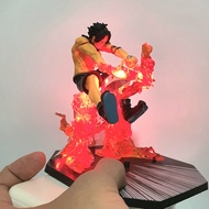 ACE fighting pose model, LED version, 12cm high Fzero Super version - One Piece Toy Anime Decor Coll