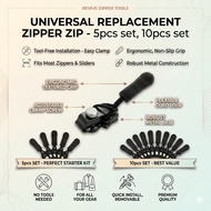 Simpani Zipper Puller Repair Set Kit Slider Replacement UniversalTravel Bag Jacket Luggage Easy Fix 