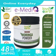 Love Earth Organic Moringa Powder/ Serbuk Moringa 185g (Exp: Feb/2026)