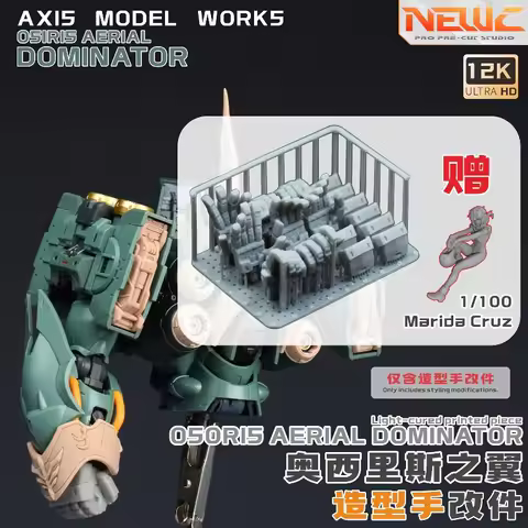 NewC 3D Printed Part Shoulder Modified Parts Shape Hands Sleeve Insignia Funnels Parts for Osiris Ae