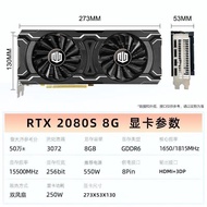 Jijiang Jenama Berkotak 3060ti/2070/2080/1060/2080Ti Kad Grafik Bebas Desktop Komputer Permainan
