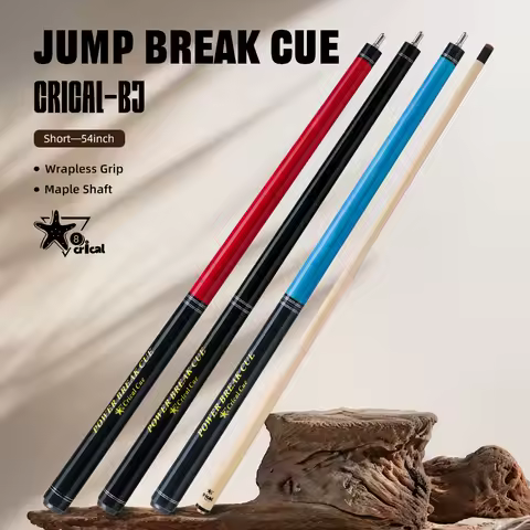 Crical Break Jump Cue with 3 Piece 13.2mm Professional Maple Shaft for Break Jump cue Billiard Cue S