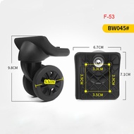 American travel luggage F53 suitcase universal wheel roller BW045 swivel castor suitcase pull baggag