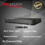 DVR HIKVISION 16CH 5MP SUPPORT AUDIO DVR HIKVISION 16 CHANNEL 5MP SUPPORT AUDIO ORIGINAL RESMI 7216H