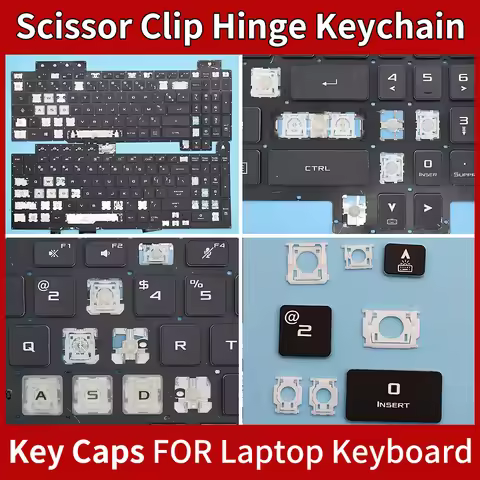 Replacement Keycap Key Cap &Scissor Clip&Hinge For Asus TUF Gaming FX705 FX705g FX705gm FX705GB FX95