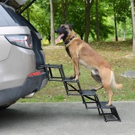 Must-Have Pet Ladder Folding Dog Ladder Outdoor Car Dog Stair Bathing Rack Pet Car Pet Ladder