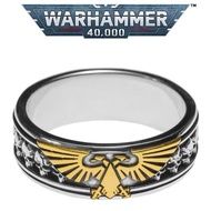 Empire Skyhawk Casting Star Emblem Warhammer 40K Peripheral Ring MaleAng laki ng pasukan ay maaaring