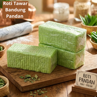 Roti Tawar Bandung Pandan Lembut & Harum - Khusus Roti Bakar / Kukus