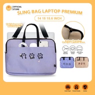 UNGU Laptop Sling Tote Bag 13 14 15 Inch Bag Case Acer Swift Nitro Aspire Lite Model Cute Elegant Si