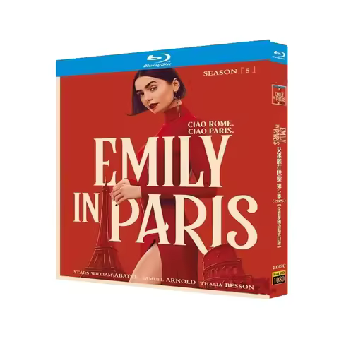 Emily in Paris Season 5 (2025): 2-Disc Blu-ray Disc English Audio High Definition BD DVD