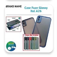 Case Fuze Glossy Itel A26 Casing Doff Hardcase + Pelindung Kamera