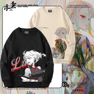 Cyberpunk 2077 Anime Lucy Rebecca Joint Merchandise Round Neck University T Men Women Autumn Winter 