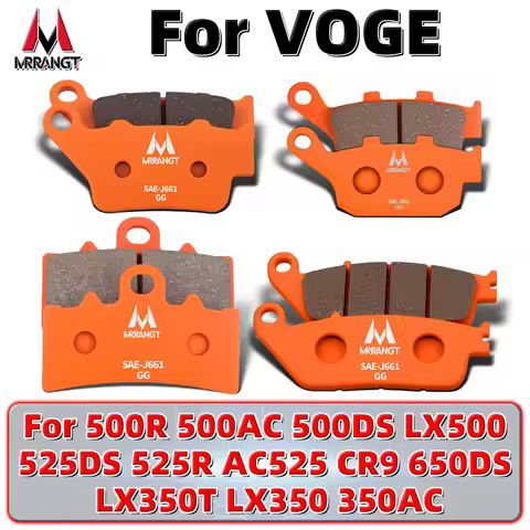 MRRANGT Motorcycle parts Ceramic Brake Pads Kit Fit For VOGE 500DS 525DS 500AC AC525 500R 525R LX500