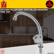 L MALL DOE Kitchen Pillar Sink Taps Pillar Mounted Sink Tap (DE115A)