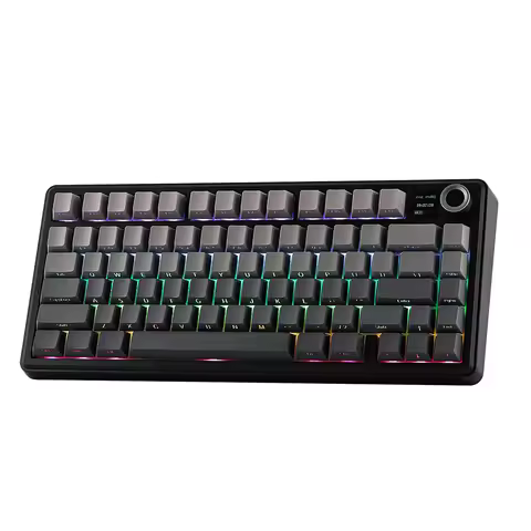 Aula F75 MAX Wireless Mechanical Keyboard With TFT Screen and Knob Gasket RGB Backlight Gaming Keybo
