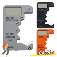 PA-HOME Digital Battery Checker, Universal Compatibility Digital Display Digital Battery Tester, ABS