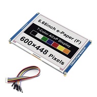 waveshare 5.65inch E-Ink Display HAT ACeP 7-Color E-Paper Module 600×448 Pixels eink Display epaper 