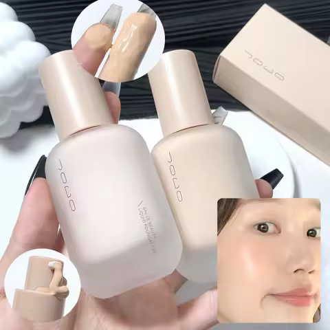 JOCO Liquid Foundation Oil Control Moisturizing Makeup Concealer Refreshing Natural Clear Waterproof