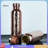 PP   Copper Drinking Bottle Copper Water Bottle 800ml Copper Sports Water Bottle Leakproof Hammer Pa