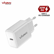 VIVAN POWER C20 BATOK CHARGER TYPE C 20W FAST CHARGING