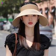 AARON1 Empty Top Hat, UV-proof UV Protection Sense Sun Hat, Sunscree Large Brim Fashionable Foldable Fisherman Hat Summer