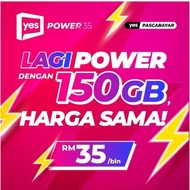 Sim Card YES Postpaid Power35/Infinite58 Unlimited5G ( Sim Only)