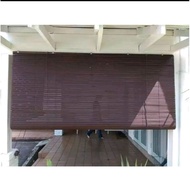 Bidai kayu/ Wooden Blinds Outdoor/bidai meranti Wooden Blinds Outdoor '(W) x '(H) (Walnut), Bidai Ka