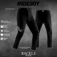 RACE1.2 BLACK - Men's AND Women's Mountain MTB Cycling Sports pants NON PADDING RIDE AND JOY long pa