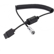 SZRMCC Power Supply Cable Weipu 2pin Cable Adapter for DJI Ronin S Gimbal to BMPCC 4K 6K Camera Blac
