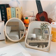 PRINCESS BEAUTY Desktop Makeup Mirror, 2-Sided 360 Degree Rotating 2-Way Mirror