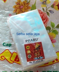 PLASTIK PP PRABU BENING UKURAN 5x8 6x10 8x12 Berat 250gram