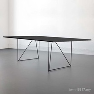 Dining Table Desk Negotiation Nordic American Log Solid Wood Long Table Conference Table Industrial 