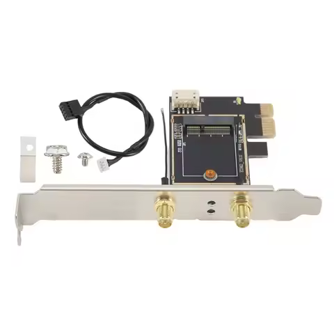 NGFF M.2 To PCIE Network Card Adapter Card PCIE Adapter Card Supports NGFF M.2 Wireless Network Card