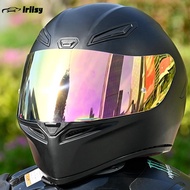 iriisy Motorcycle Helmets Visor Helmet Lens Visor Plating Uv Protection Lens Faceshield for AGV K5 K