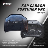 Kap Mesin Carbon Fortuner Vrz Oem Style
