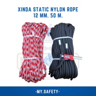 Xinda Static nylon rope 12 mm. 50 m. Tensile Force 25Kn