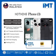 Nothing Phone (3) Smartphone | Qualcomm Snapdragon 8s Gen 4 | 6.67" OLED Display | 50MP Tri Camera