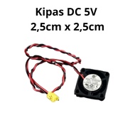 5V DC Mini Fan 2.5 x 2.5 cm DC Fan