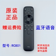 Original TCL Thunderbird TV Remote Control Bluetooth Voice RC801 JCB1 65P12G 98Q10G 85Q10G