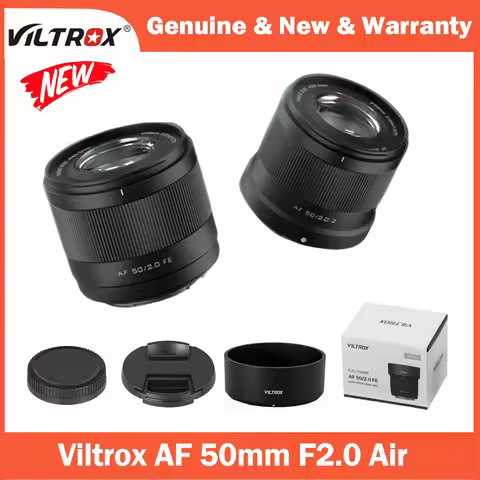 Viltrox 50mm F2.0 Air Auto Focus Full Frame Lens for Sony E A7C A7ll A7RlI A7SIII A7III Nikon Z Z5 Z