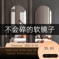 NEW Customized Soft Glass Mirror Self-Adhesive Internet Celebrity Mirror Stickers Wall-Mounted Punch-Free Full-Length