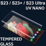 Samsung Galaxy S23 Ultra / S23 Plus / S23+ / S22 UV Nano Liquid Glue 9H HD Full Coverage Tempered Glass Screen Protector