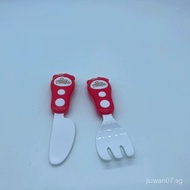 Bulk Cargo Simulated small food accessories, knives and forks, children's pretend play gift toys, de