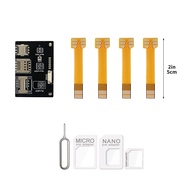 4 in 1 Phone IC Card Activation Tool Micro SIM Card Converter Card Extension Adapter Nano SIM FPC 5/