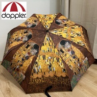 Second Hand Japanese Umbrella Auto 2 System Doppler Art Collection The Kiss Pattern