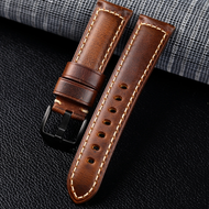 Genuine Leather Watch Strap 20mm 22mm 24mm High Quality Watchband Men Women Watch Band For Samsung G