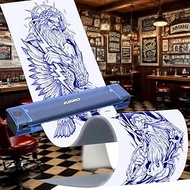 GBK Aimo T08F Tattoo Stencil Printer, WirelessTransfer Printer Thermal Bluetooth Tattoo Long Image P