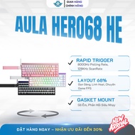 [ Rapid Trigger] Aula Hero68 HE Mechanical Gaming Keyboard | Magnetic Switch | 8000Hz | 0.01mm | Hot